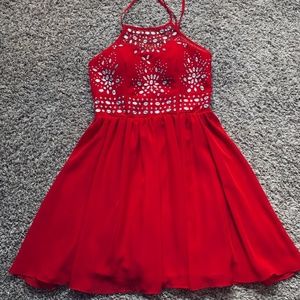Homecoming Formal Party Prom Dress RED size 7-8